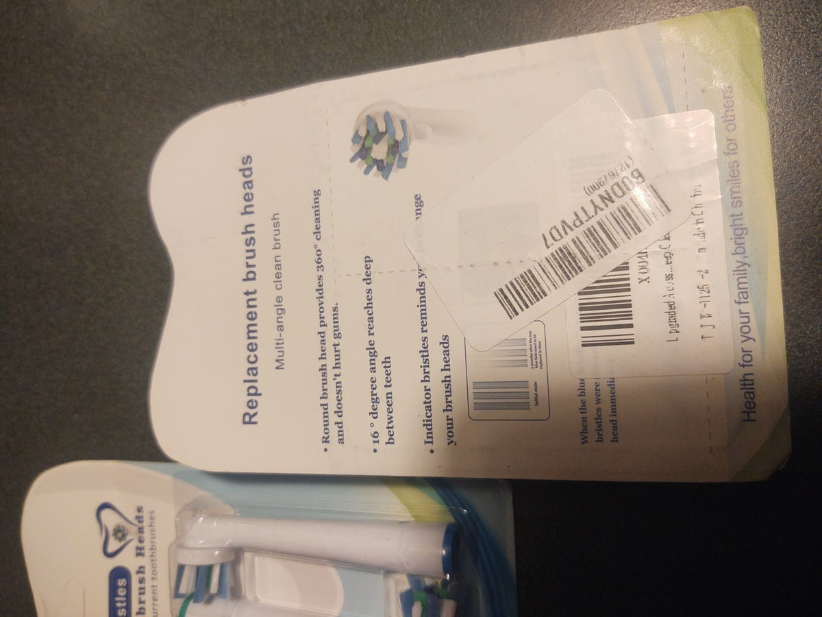 8 Pack Replacement Electric Toothbrush Heads for Oral B Braun Soft Bristles