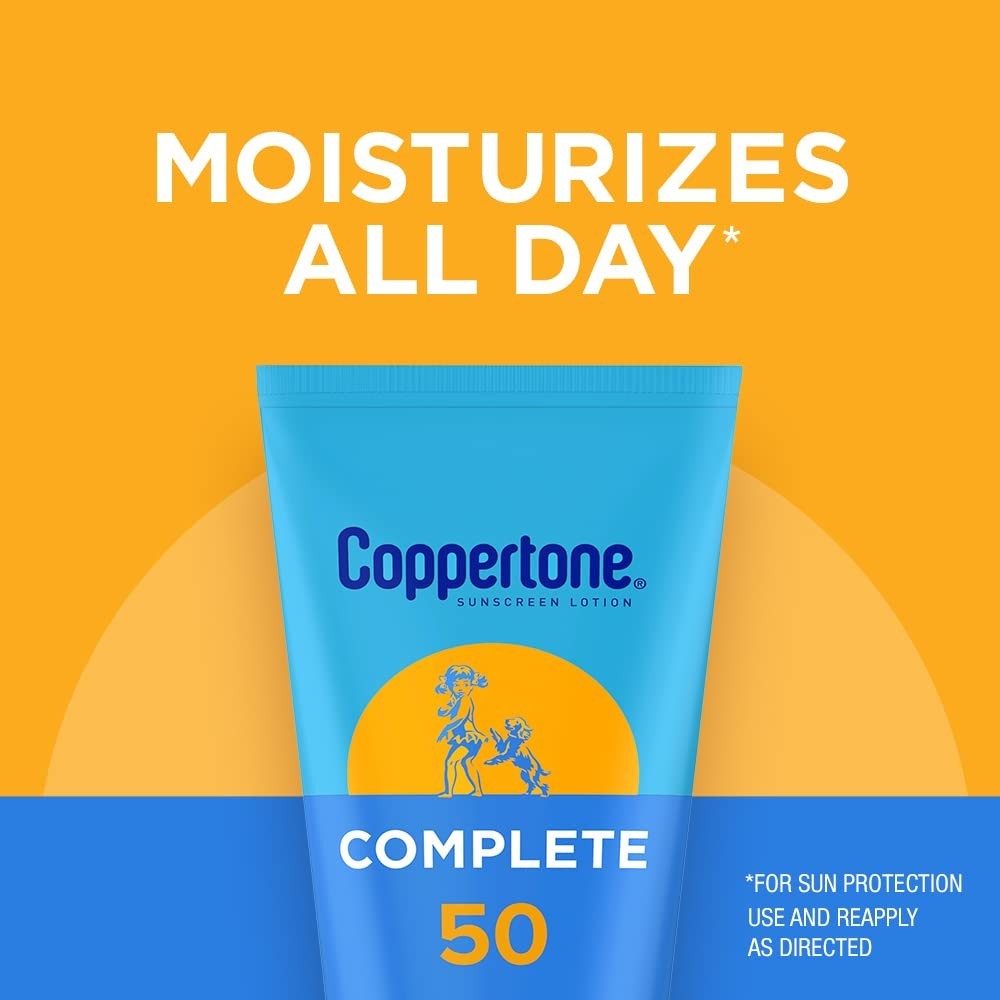 SPF 50 Sunscreen Lotion for Face & Body Water Resistant 7 oz