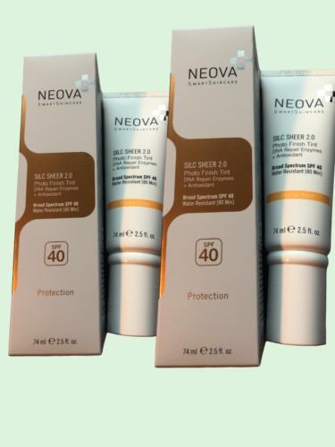 Neova Silc Sheer SPF 40 Photo Finish Sunscreen 2 Pack - Broad Spectrum UV Protection