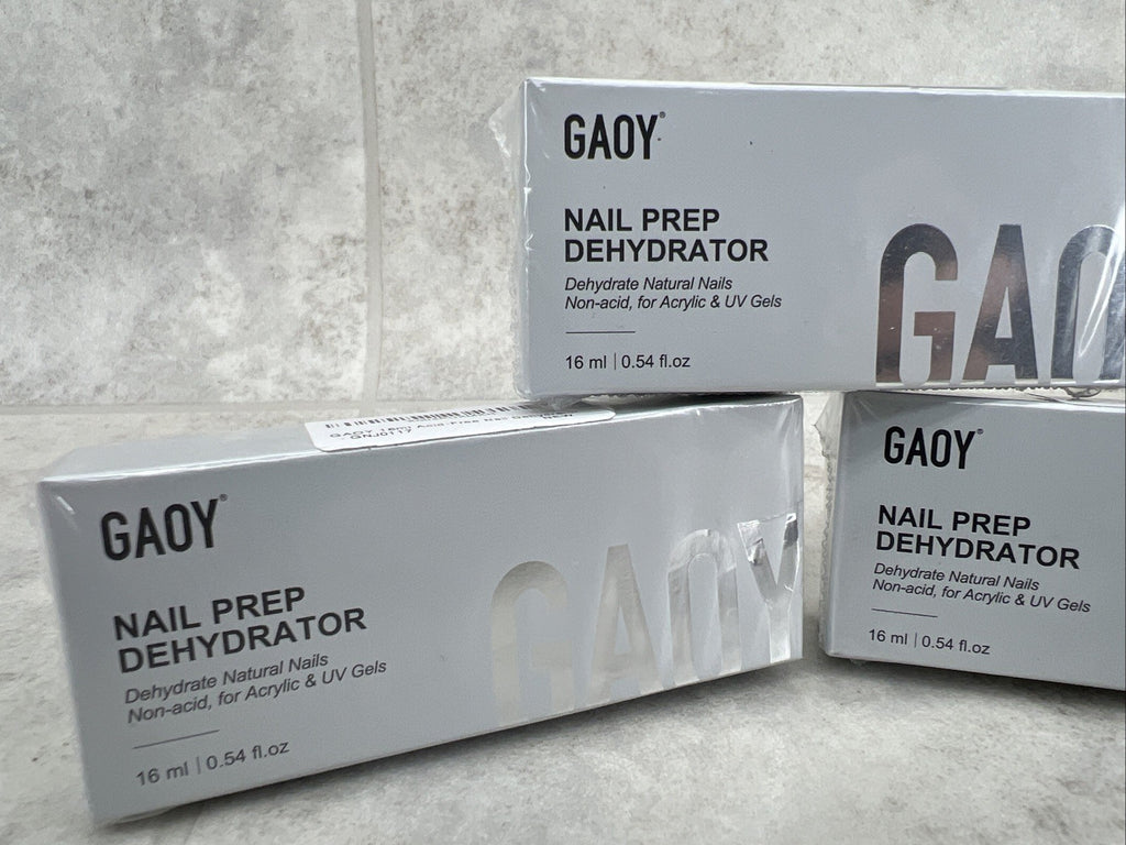 Nail Prep Dehydrator Non-Acid Acrylic & UV Gels 3 Pack - 0.54 Fl Oz Each