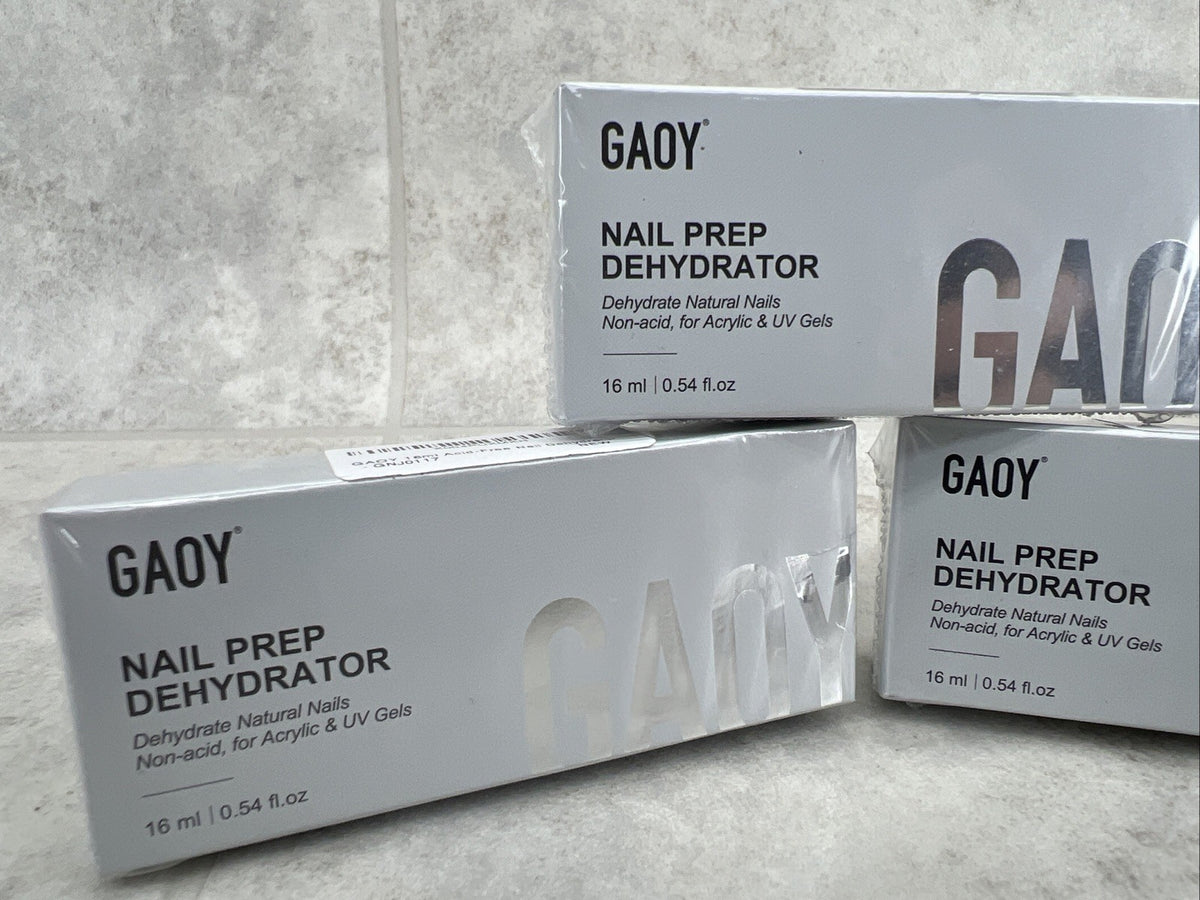 Nail Prep Dehydrator Non-Acid Acrylic & UV Gels 3 Pack - 0.54 Fl Oz Each