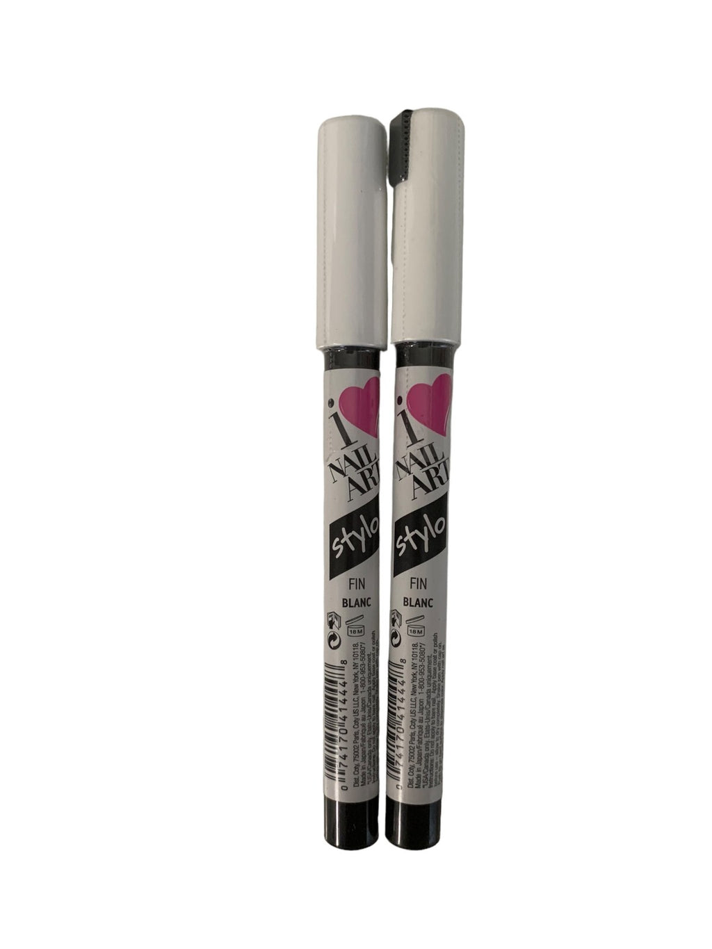 Nail Art Pen Set - Fine White Stylo for Designs and Detailing