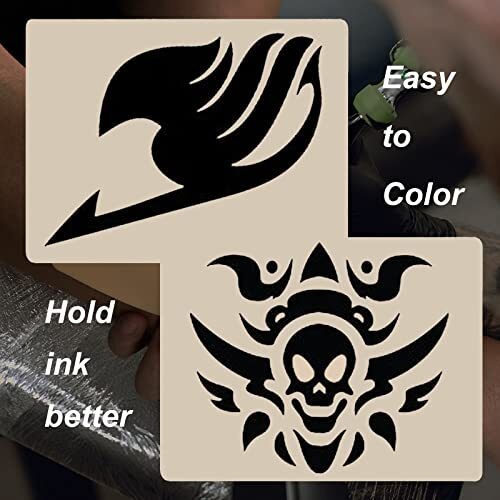 Tattoo Practice Skin 10 Sheets Double-Sided 6x8 inch - Synthetic Skin for Microblading & Tattoo Training