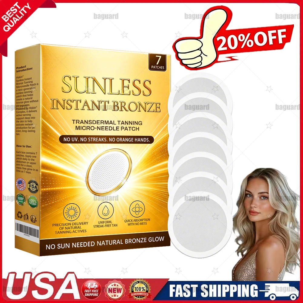 Sunless Natural Glow Tanning Patches - Brightening Antioxidant Skin Care