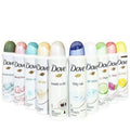 Dove Women Antiperspirant Deodorant Spray 150ML 10-Pack Assorted Scents
