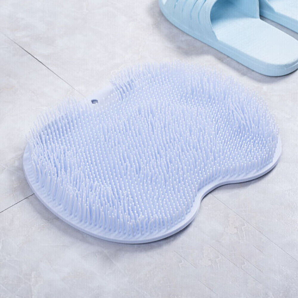 Foot Back Scrubber Silicone Exfoliating Massager Pad for Shower & Bath