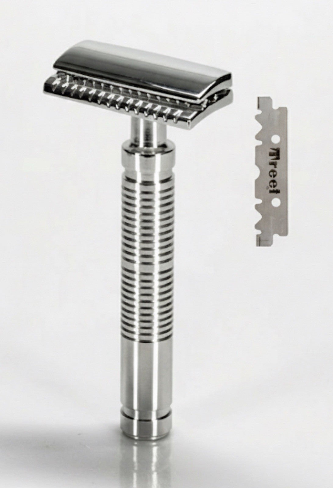 Single Edge Safety Razor Handle Stainless Steel & Zinc Alloy Head