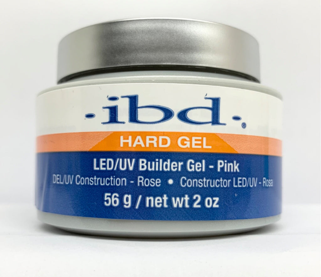 LED UV Pink Builder Nail Gel - 6 Pack, 2 oz Each, Total 12 oz