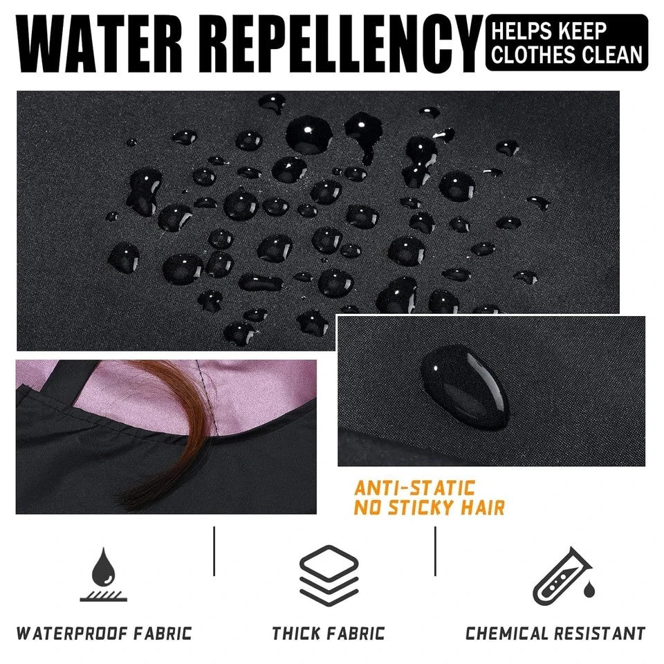 4 Pcs Waterproof Hair Stylist Aprons with 4 Pockets for Hairdressers