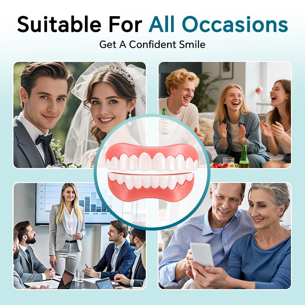 DIY Denture Silicone Reline Kit - Complete Set for Upper & Lower Teeth