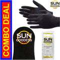 Self Tanning Gloves & Applicator Mitt with Tanning Lotion - Sun Goddess