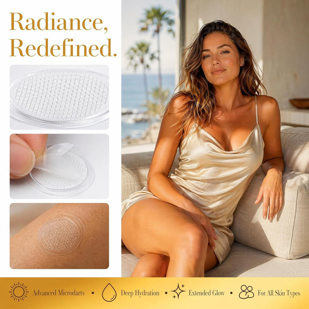 Natural Sunless Tanning Patches - Gradual Bronze Glow Enhancer