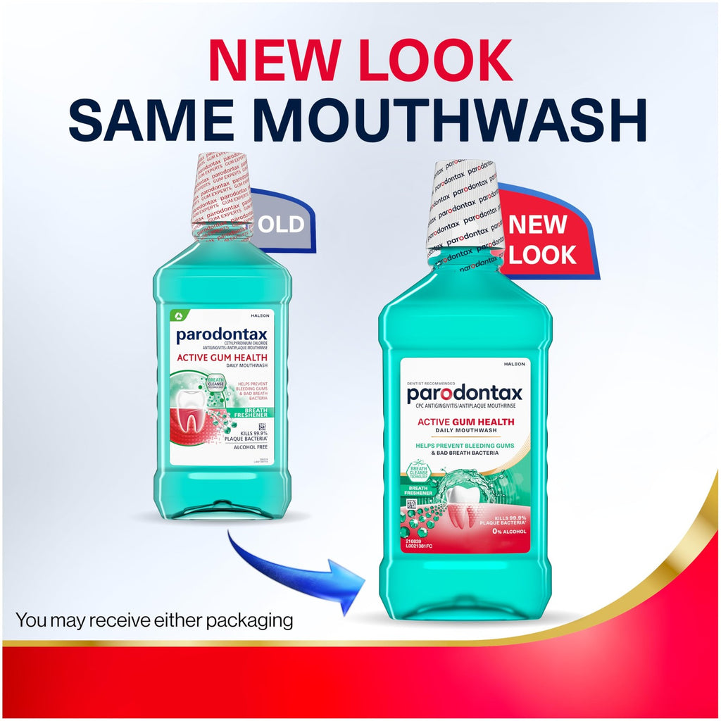 Gum Health Mouthwash - Fresh Breath & Plaque Control, 3 Bottles