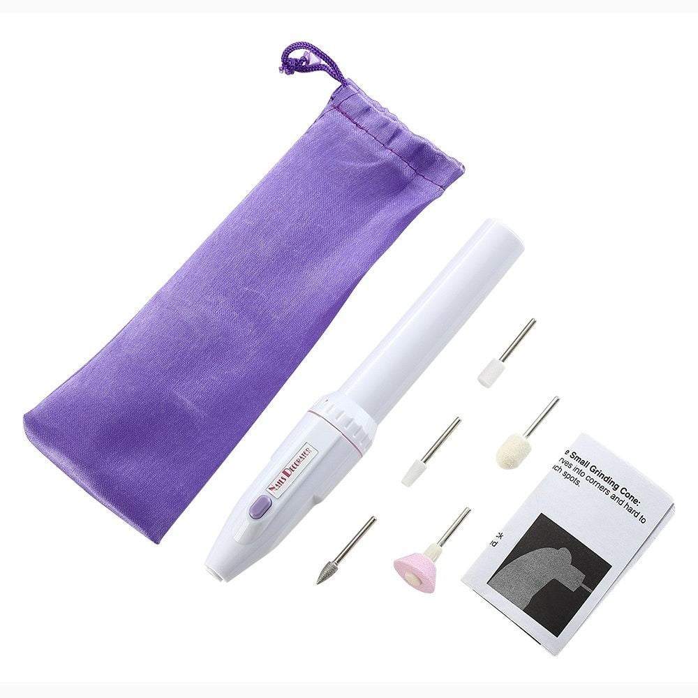 Electric Manicure Set 5-in-1 Nail Drill File Grinder for Nail Care
