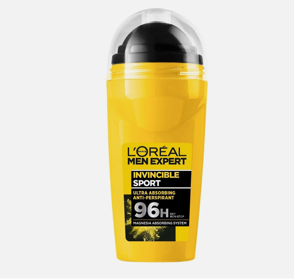 Men's Anti-Perspirant Deodorant Roll-On - Long-Lasting 96H Protection, XXL Pack