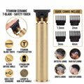 Professional Cordless Beard Trimmer with T-Blade for Detailed Grooming