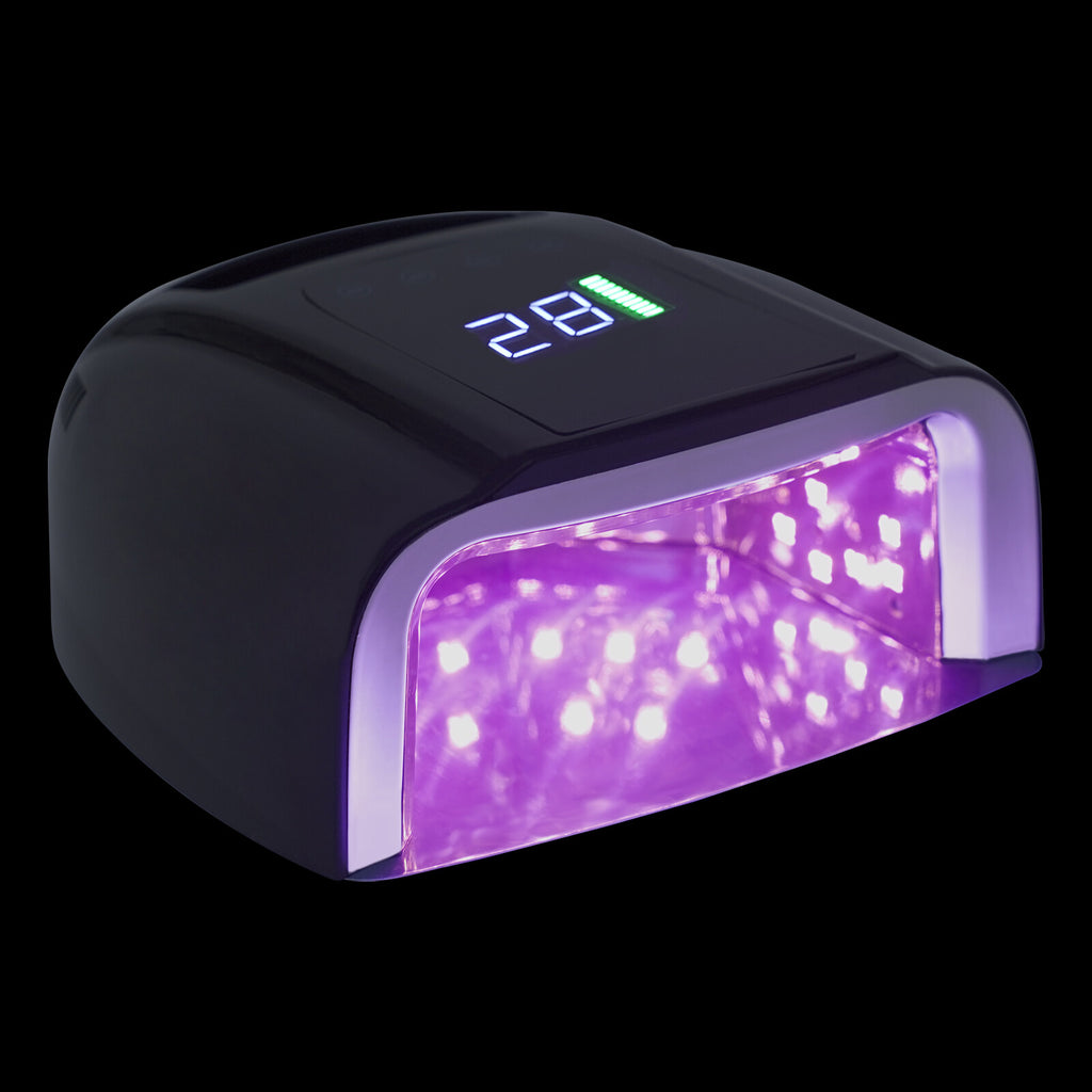 96W Cordless UV LED Nail Lamp - Rechargeable Professional Gel Curing Dryer