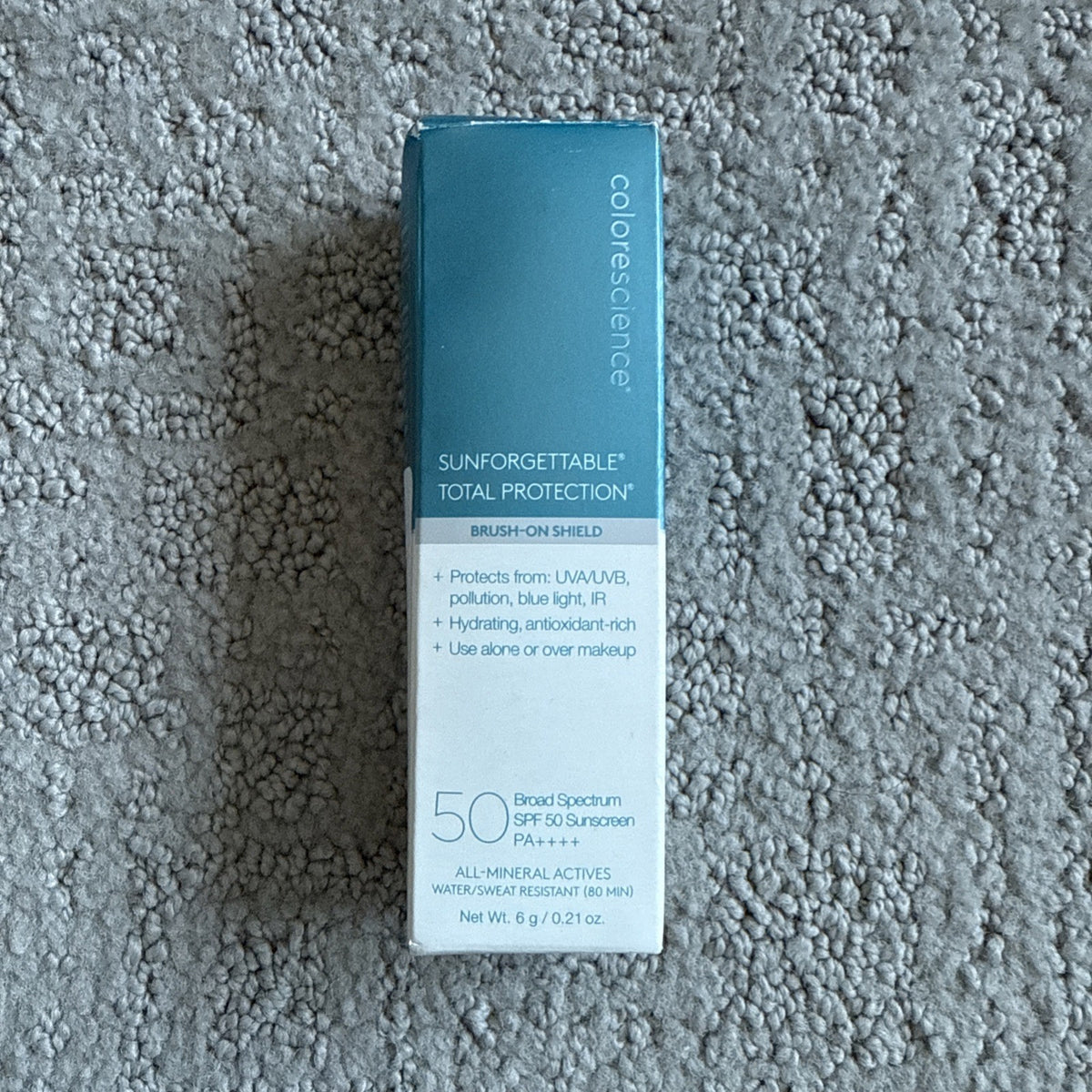 SPF 50 Brush-On Sunscreen Shield - Total Protection, Fair Tone