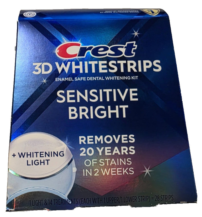 Strips Sensitive Bright 14 Treatments - Crest