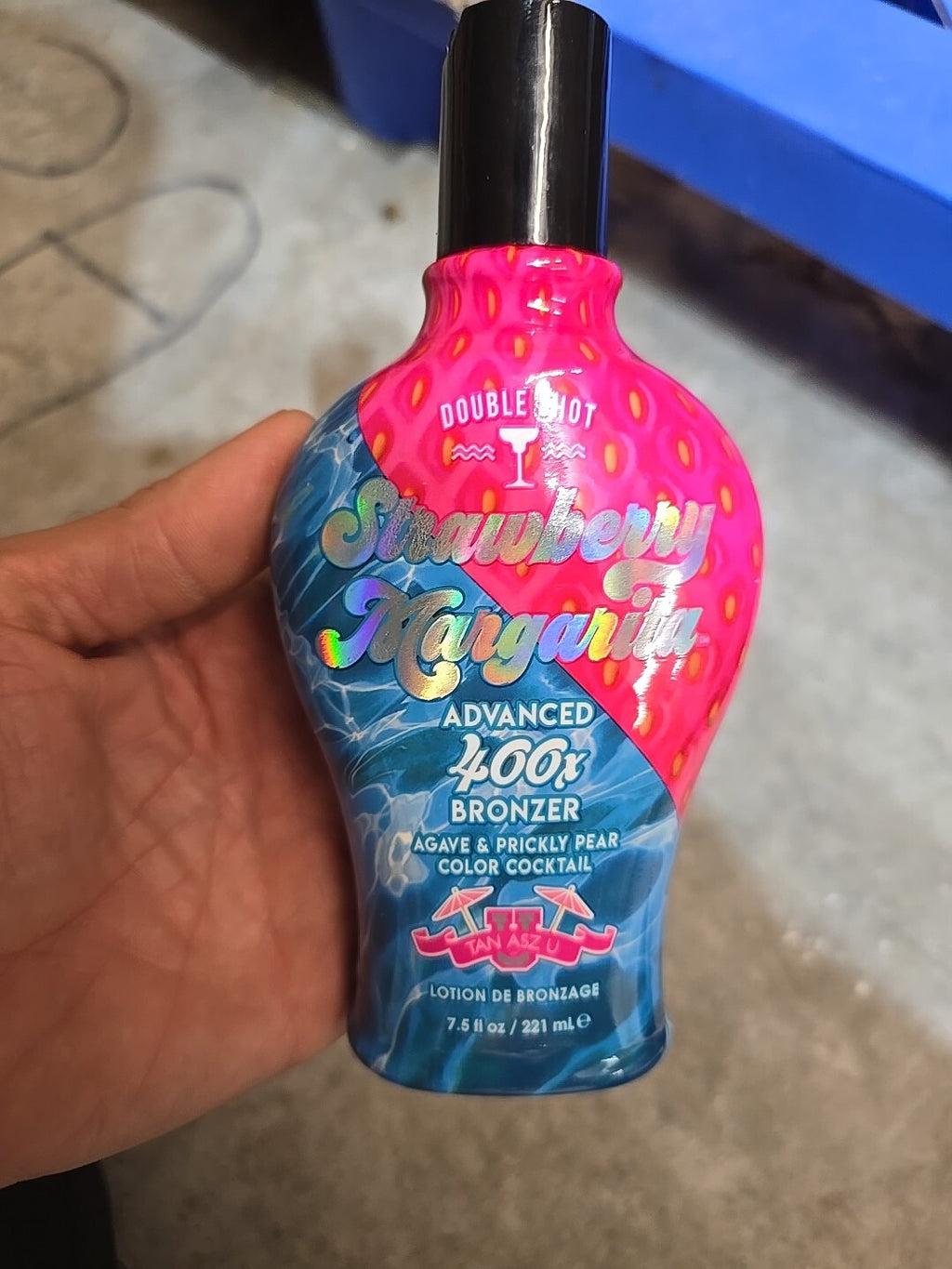 Tan Inc Strawberry Margarita 400X Advanced Bronzer Tanning Lotion 7.5oz