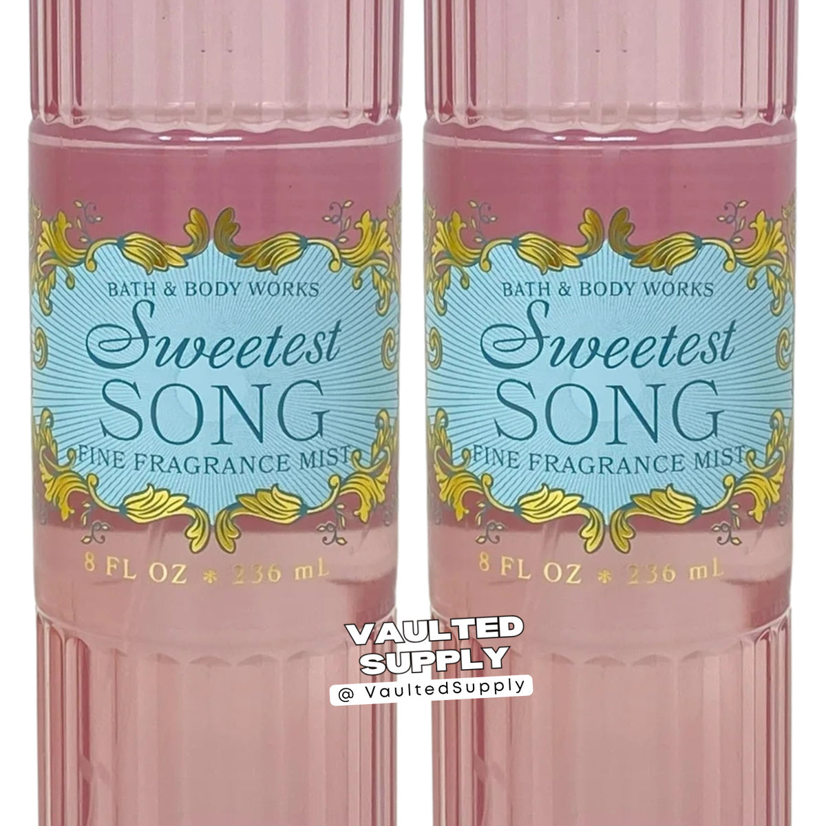 Bath & Body Works Sweetest Song Fragrance Body Mist 2-Pack - Fresh & Fruity Scent