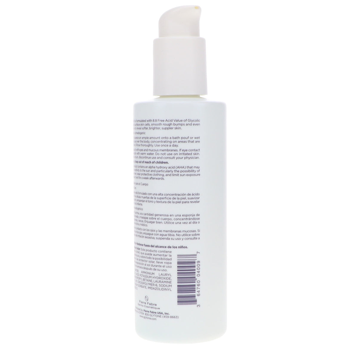 Exfoliating Body Wash with Glycolic Acid - 6.7 oz Deep Cleansing Skin Care