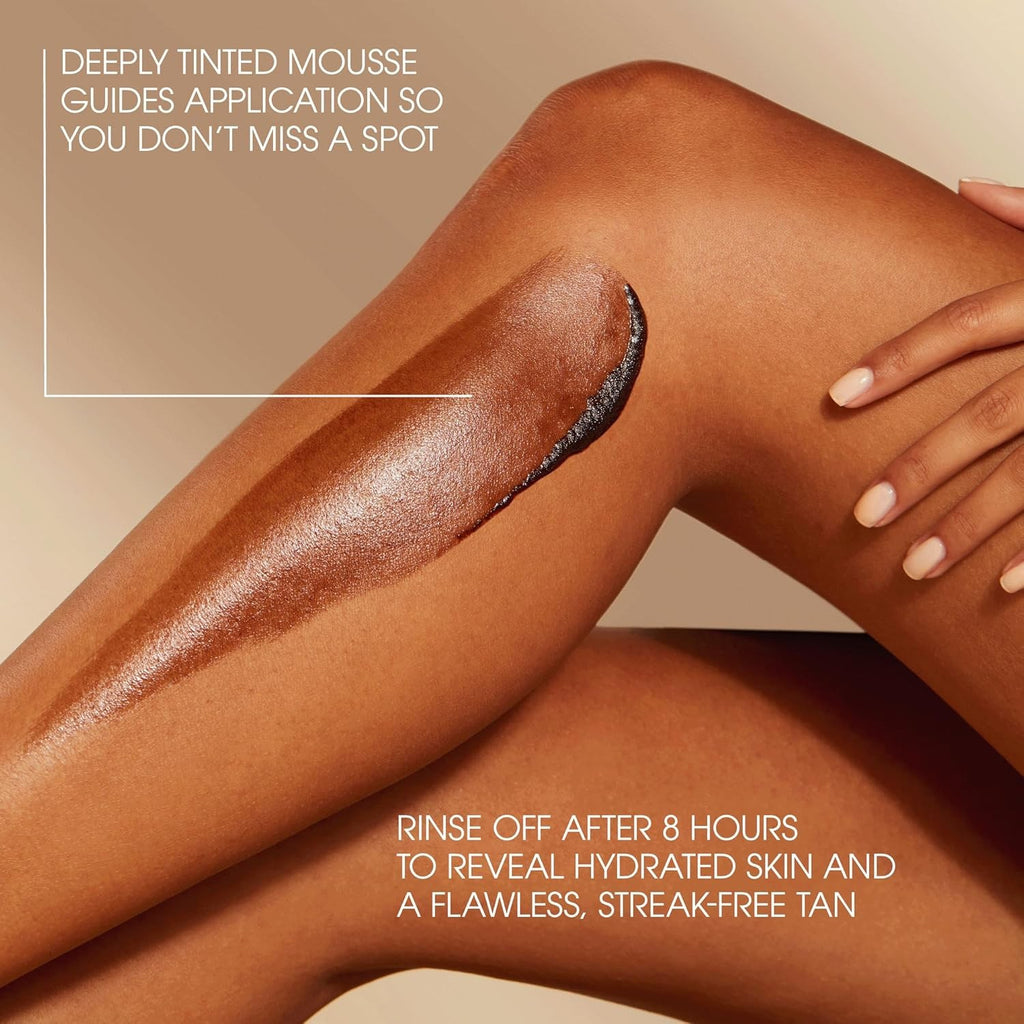 Self Tan Mousse with Bonus Mitt & Bronzing Water - Dark Olive Tan