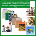 Sensory Wall Tiles for Autistic Children - Tactile Play Mats for Kids