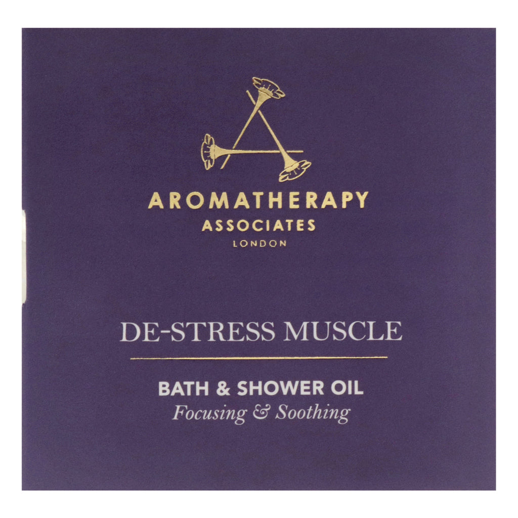 Unisex De-Stress Muscle Bath & Shower Oil 3ml | Aromatherapy