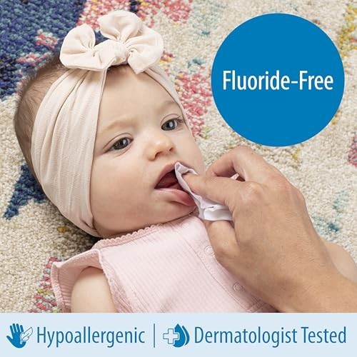 Fluoride-Free Baby Tooth & Gum Wipes - Grape Flavor, 30 Count, 3-Pack