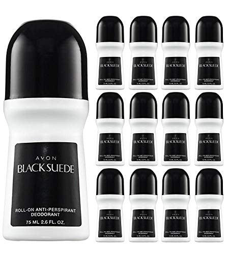Black Suede Roll-On Antiperspirant Deodorant - Bonus Size 2.6 oz Pack of 20
