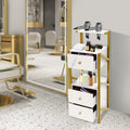 Salon Storage Cabinet with 3 Drawers & Hair Tool Slots - Hairdresser Organizer