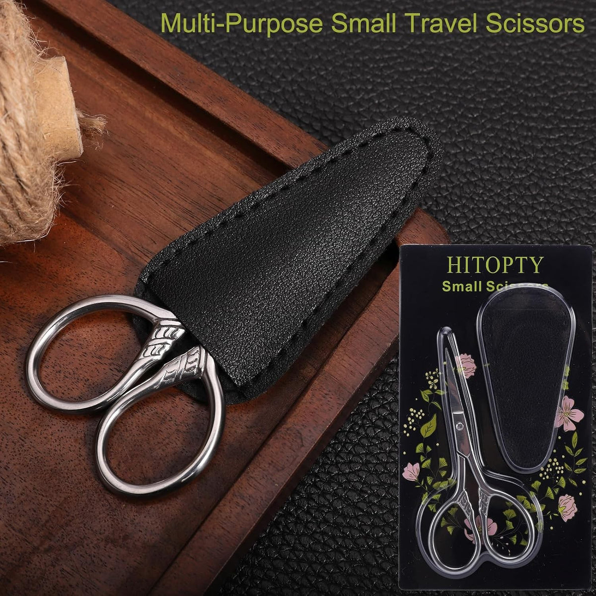 Mini Facial Hair Scissors - Precision Grooming Kit for Men & Women