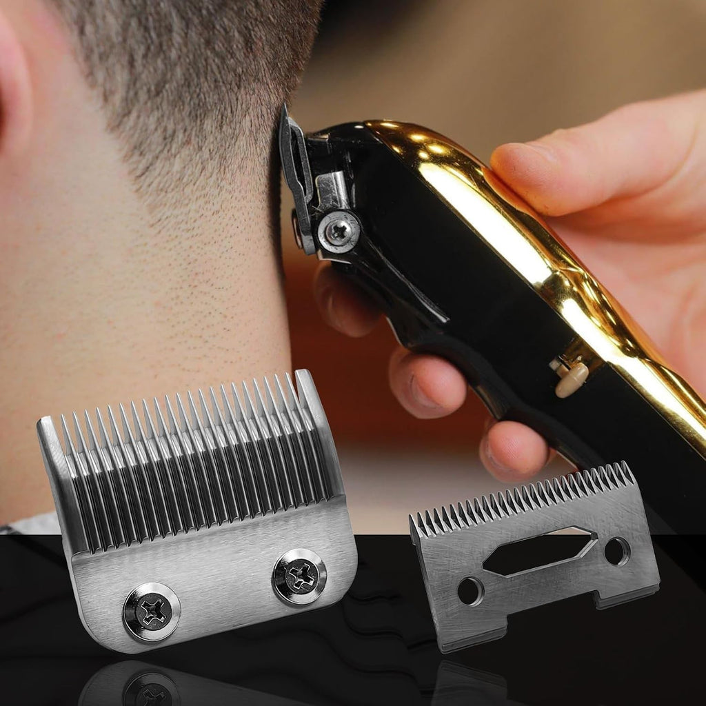 Wahl MC3 Replacement Blades for Hair Clippers - 2 Hole Adjustable Carbon Steel