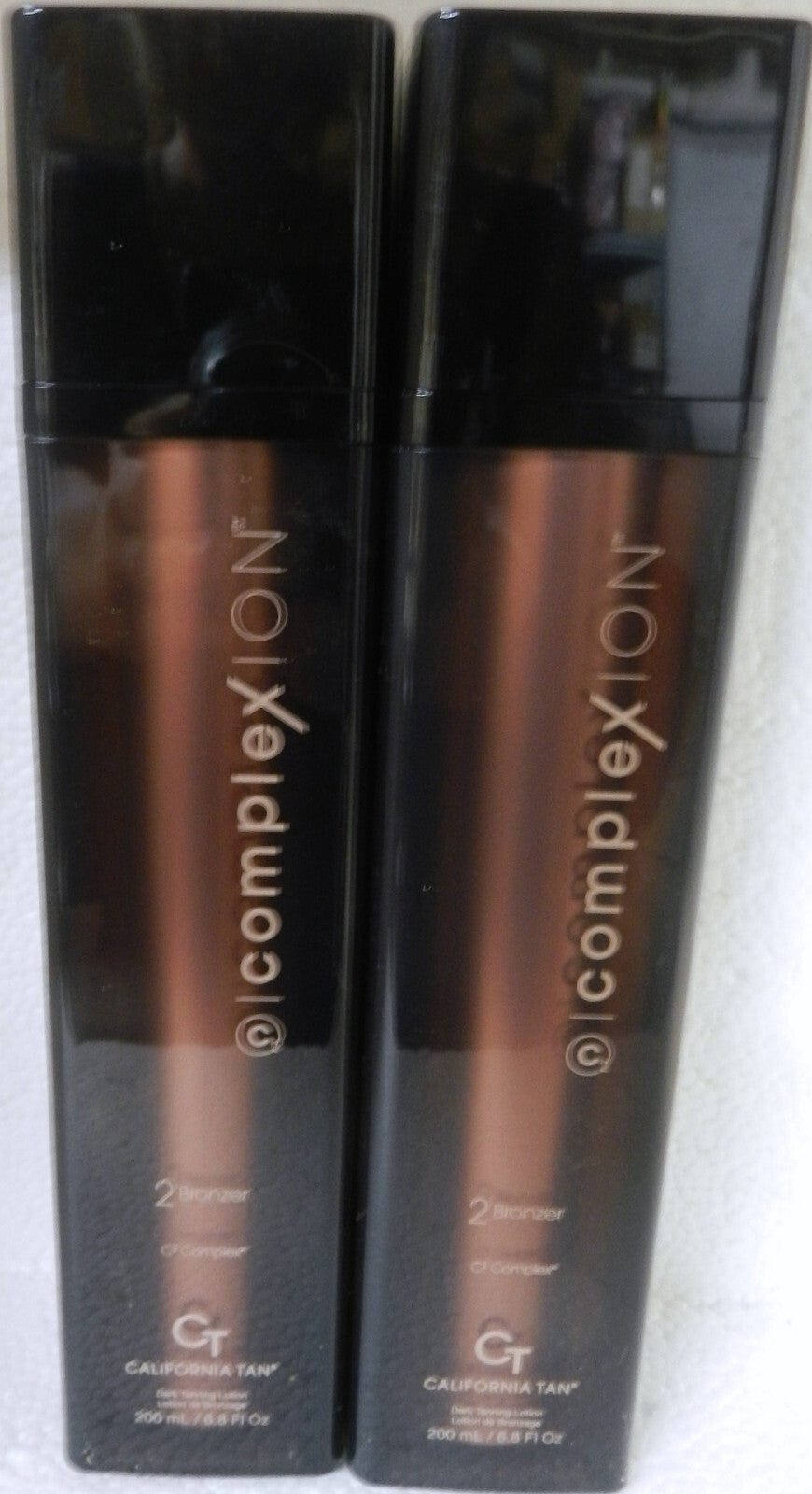 Complexion Step 2 Bronzer Tanning Lotion for Tanning Beds - Pack of 2