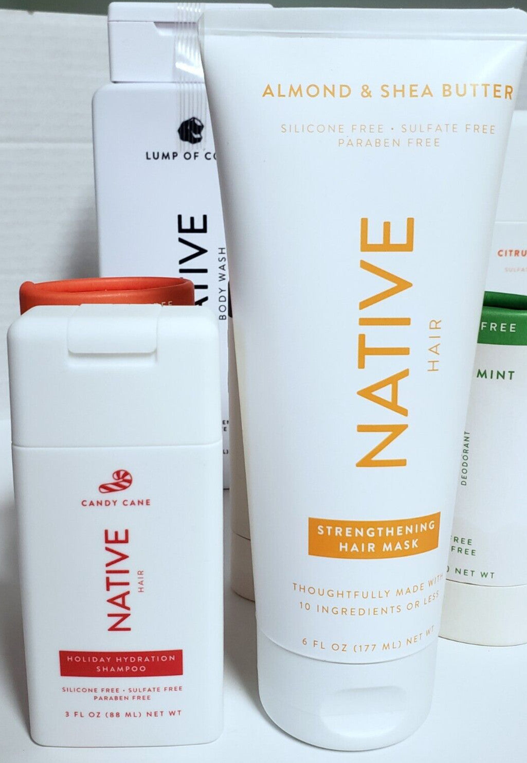 Native Body Wash, Deodorant, Shampoo & Hair Mask Set - 13 Pieces
