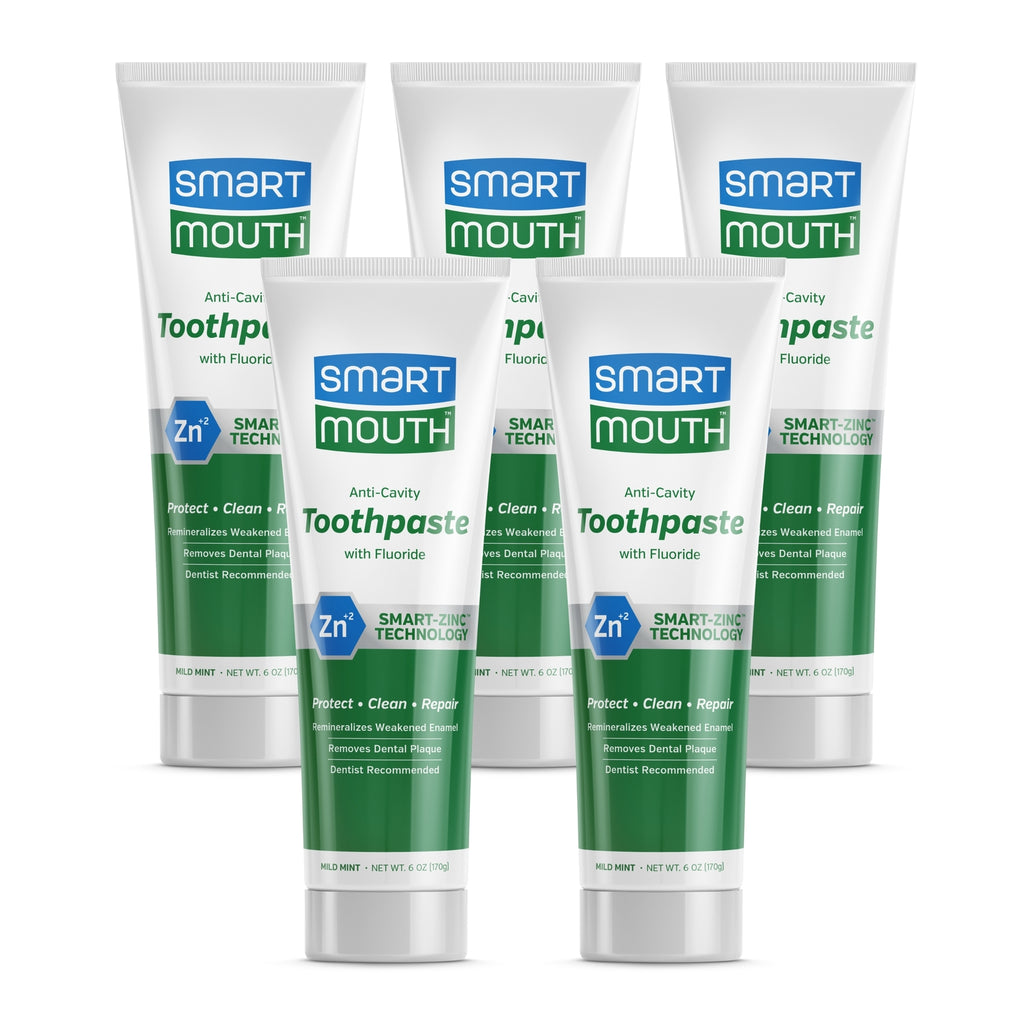 Premium Zinc Ion Whitening Toothpaste - Mild Mint 6 oz (5 Pack)