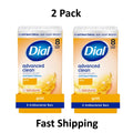 Antibacterial Deodorant Bar Soap - Advanced Clean Gold, 4 oz, 8 Bars Pack