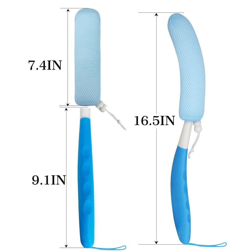 Long Handle Bath Brush Back Scrubber Non-Slip Shower Tool for Deep Cleansing