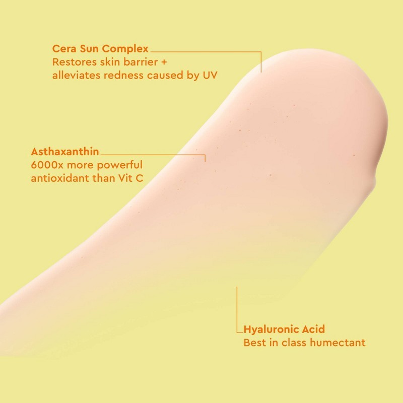 SPF 50 Facial Sunscreen Fluid - Unscented, Hydrating, Vegan, Combination Skin