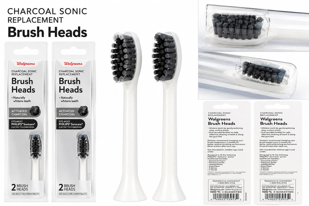 Replacement Toothbrush Heads for Philips Sonicare - Various Sizes, 2 Pack
