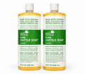 Almond Castile Liquid Soap - Multi-Purpose Organic Body Wash & Shampoo - 32 oz (Pack of 2)