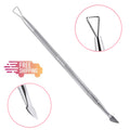 Stainless Steel Cuticle Pusher Remover Nail Tool for Manicure & Pedicure