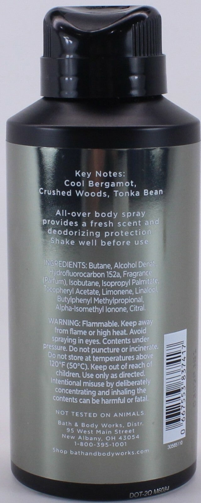Men's Deodorizing Body Spray – Fresh Scent, 3.7 OZ, Pack of 2