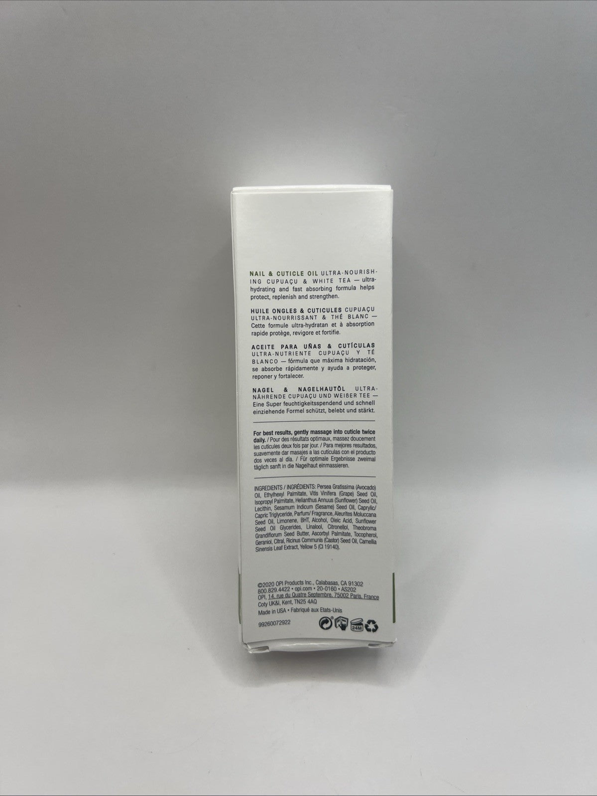 Nail & Cuticle Oil for Hands & Feet - 0.95 Oz Skincare Treatment