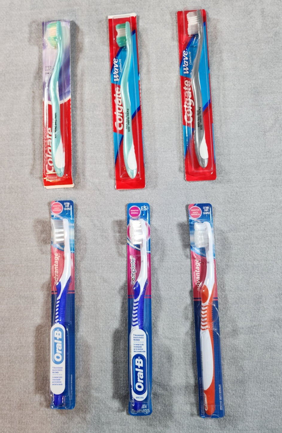 6 Pack Soft Toothbrushes for Sensitive Teeth - Oral Care Set