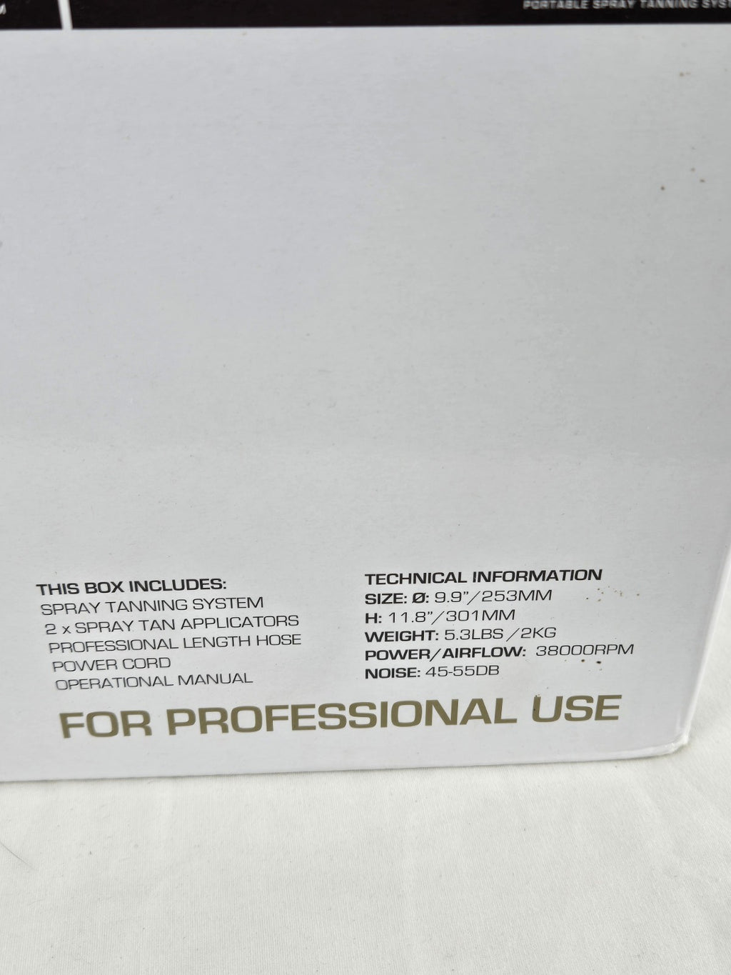 HVLP Spray Tan System for Professional Salon Use - Complete TanEm Pro Bronze VINBENZO