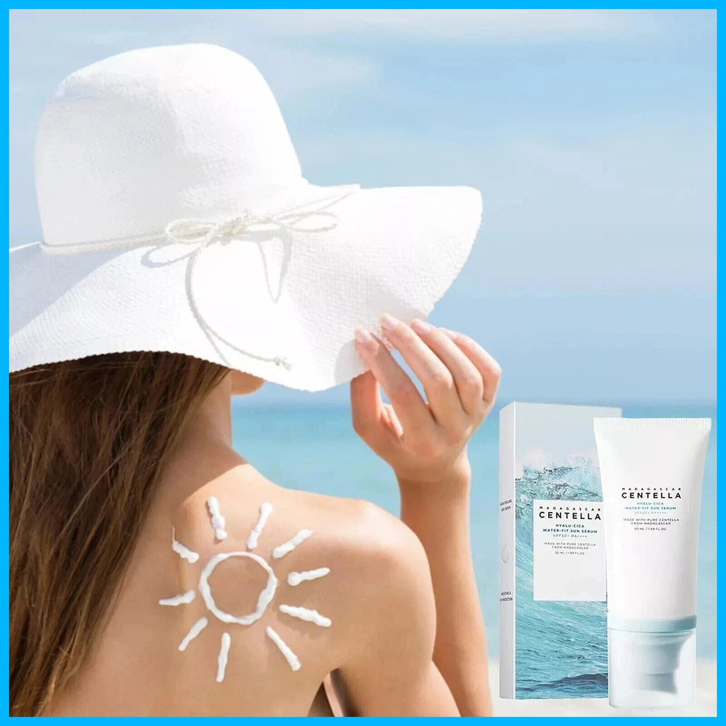 SPF50+ PA++++ Hydrating Sun Serum 2-Pack - Lightweight, Makeup Friendly Facial Sunscreen