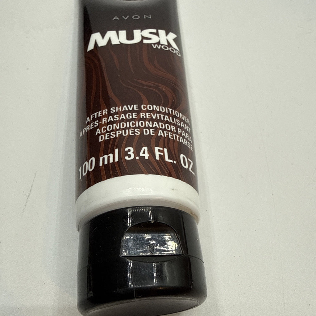 Avon Musk Wood After Shave Conditioner 3.4oz Discontinued Old Stock