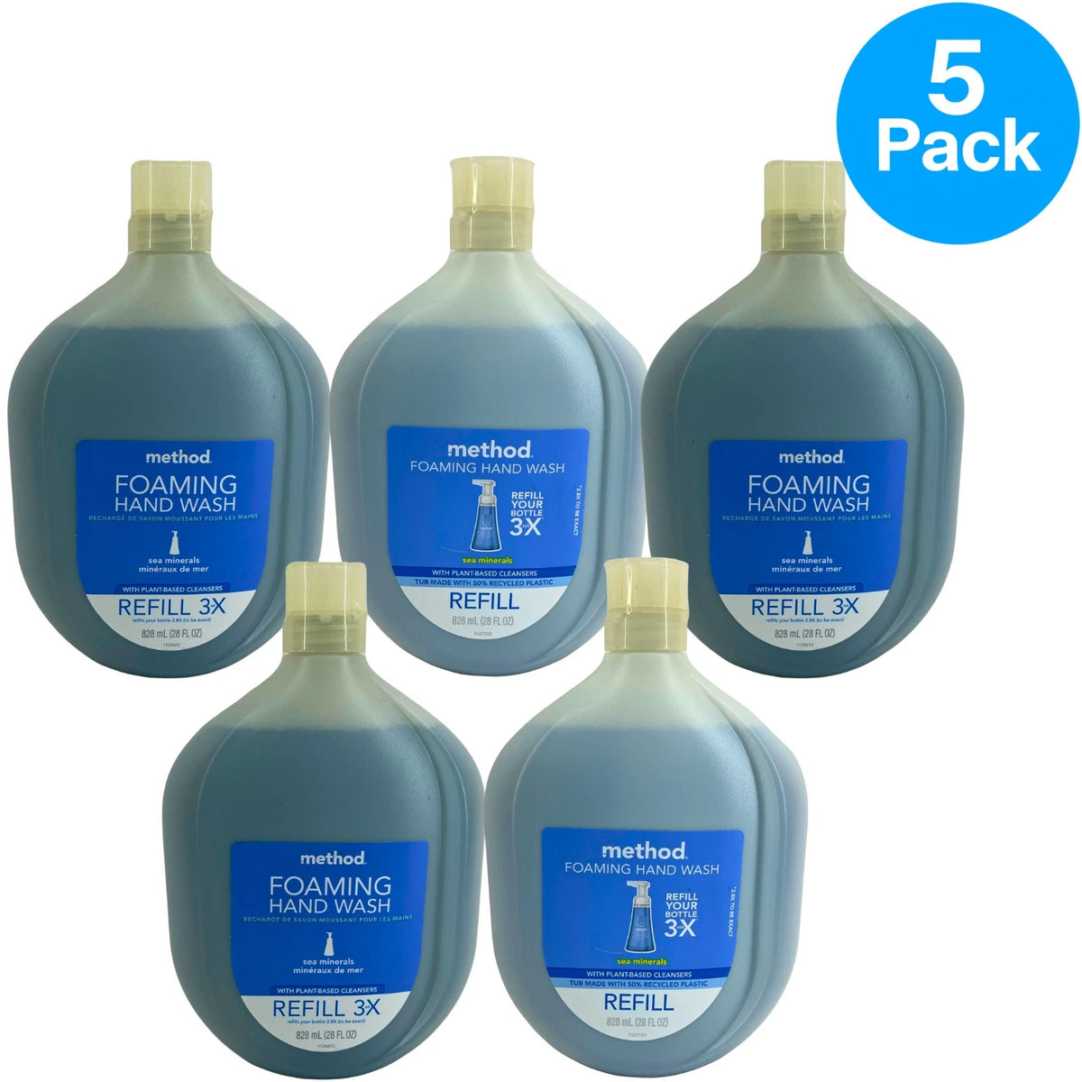 Method Sea Minerals Foaming Hand Wash Refill 28 oz - Gentle Hand Soap